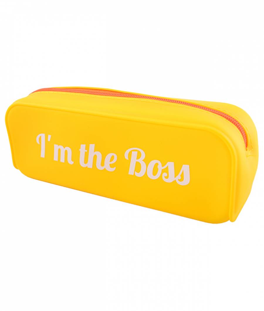 Penar silicon, Mic tip Etui, Schoolfriendly I'm the Boss, 1 Fermoar 