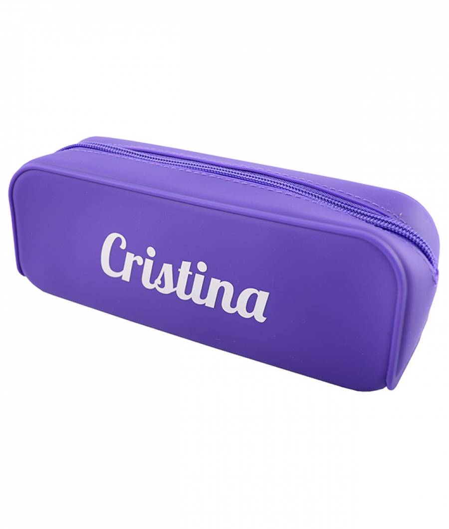 Penar silicon, Mic tip Etui, Schoolfriendly Cristina, 1 Fermoar 