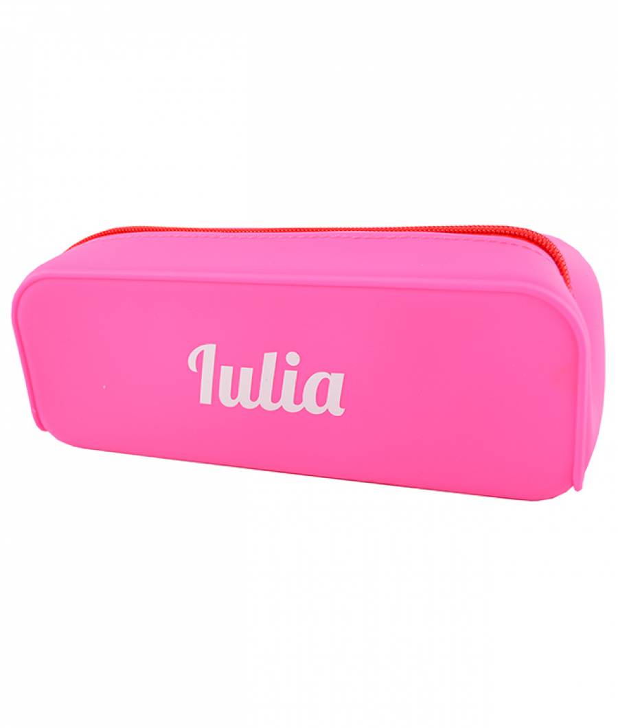 Penar silicon, Mic tip Etui, Schoolfriendly Iulia, 1 Fermoar 