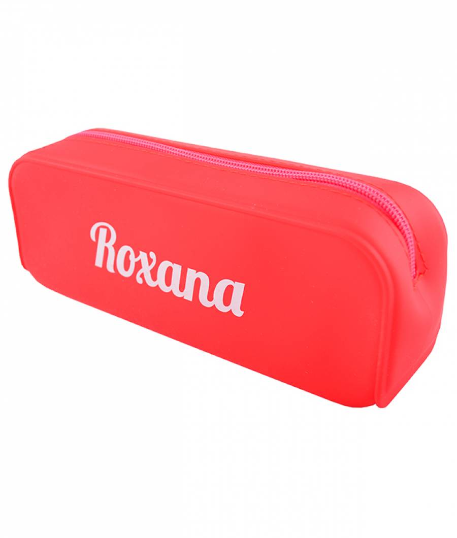 Penar silicon, Mic tip Etui, Schoolfriendly Roxana, 1 Fermoar 