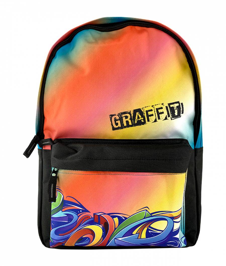 Ghiozdan Scolar, Schoolfriendly, 2 Fermoare, 14cm, Multicolor