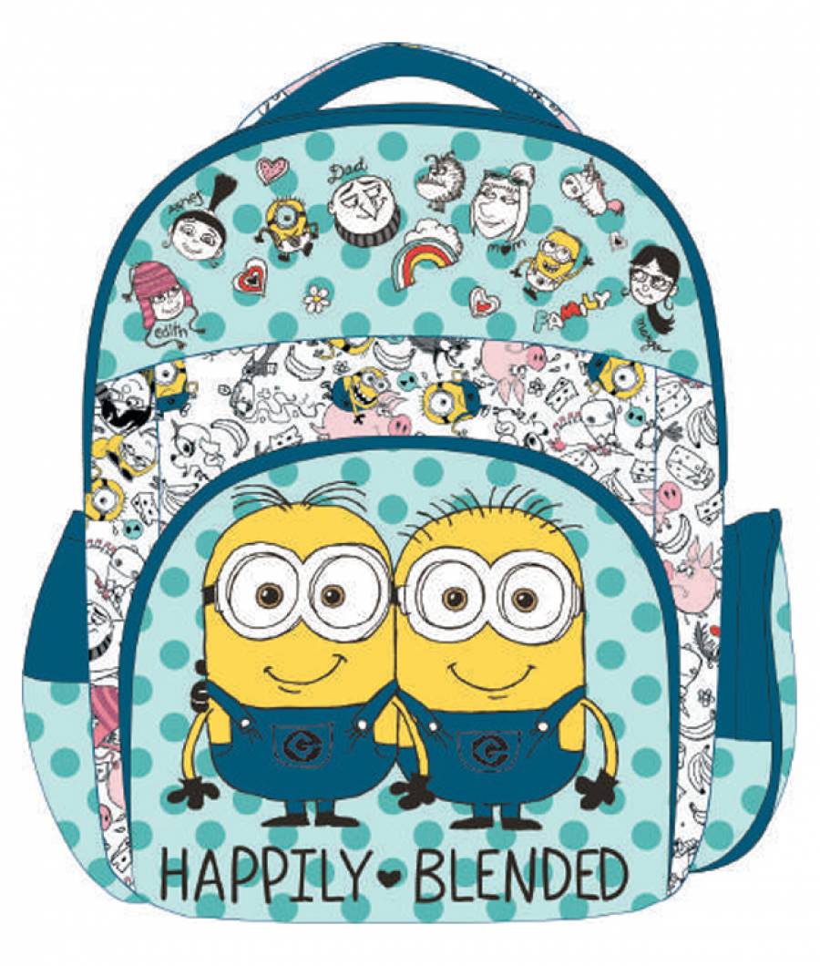 Ghiozdan clasa 0 Minions Verde