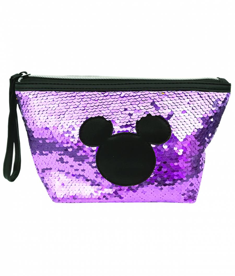 Penar etui 14x21cm Mickey paiete violet
