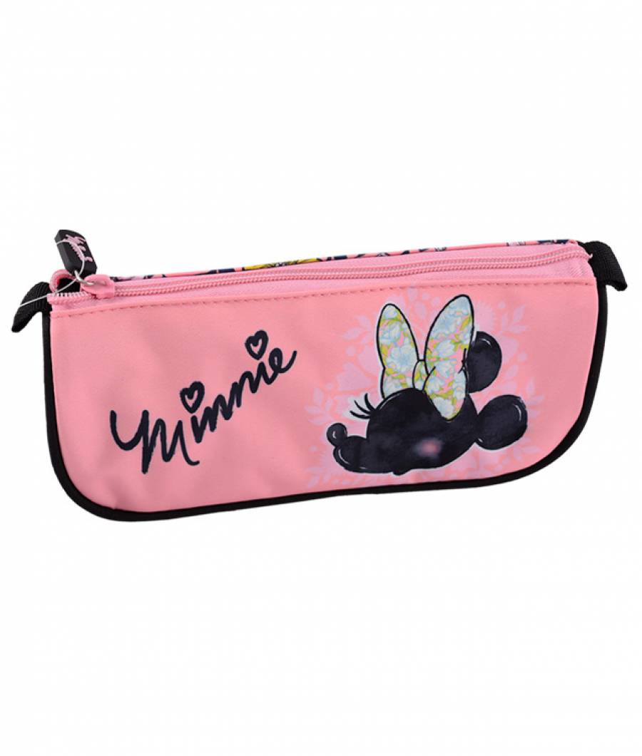 Penar Etui Triunghiular roz-negru Minnie