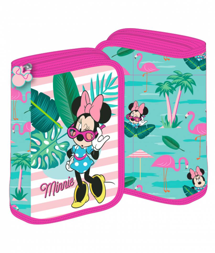 Penar 2 extensii roz-verde Minnie Mouse