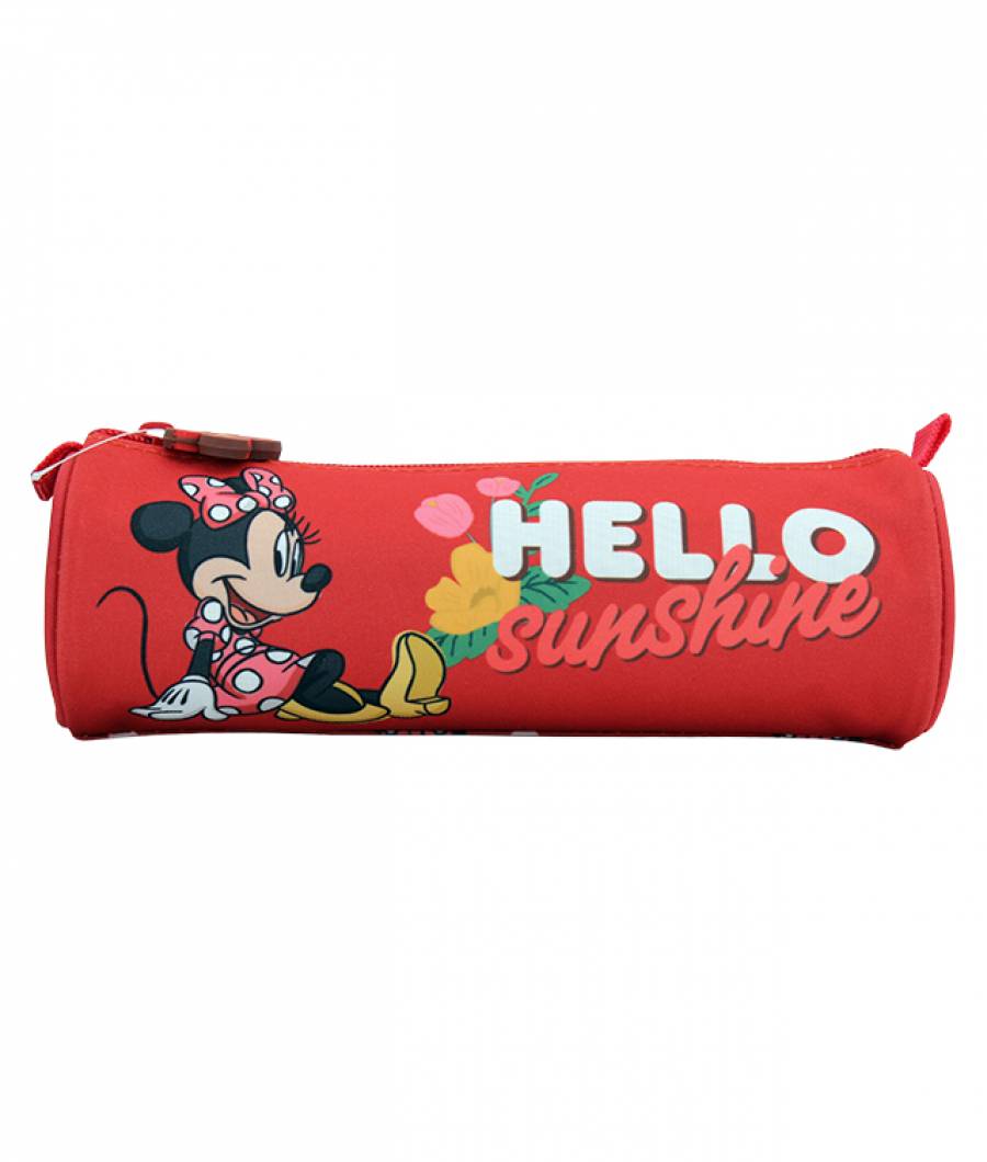 Penar MINNIE MOUSE Etui Tubular rosu