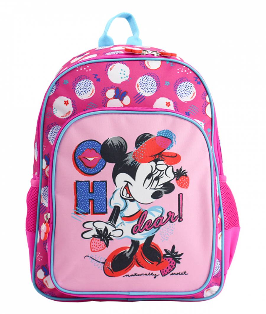 Ghiozdan Pregatitoare roz Minnie Mouse
