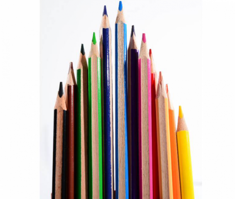 Creioane Color 12/set cu forma ergonomica