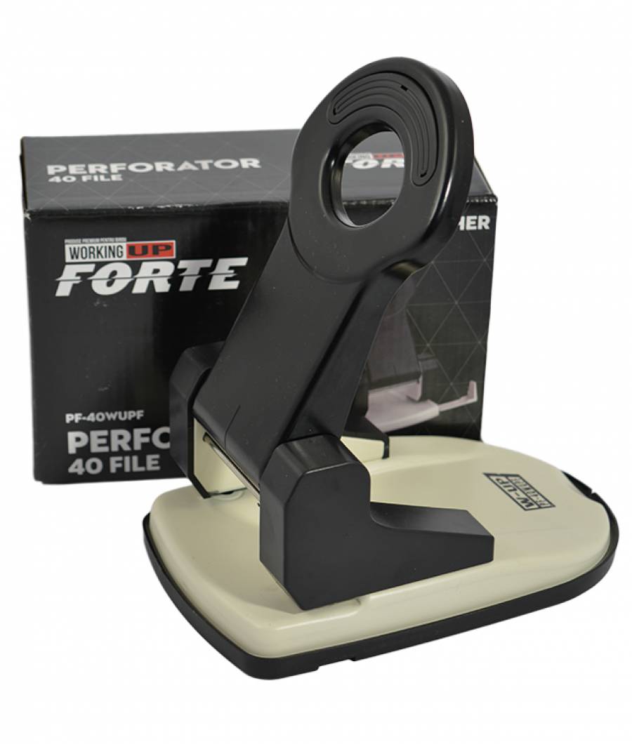 Perforator metalic 40 file W-UP FORTE NEGRU