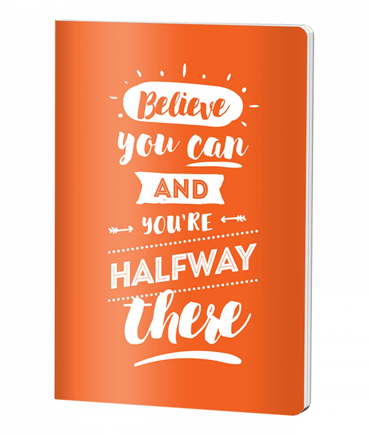 Caiet Capsat Matematica, A4, Pigna , coperta plastic, 60file, 70 gr, BELIEVE ORANGE PT