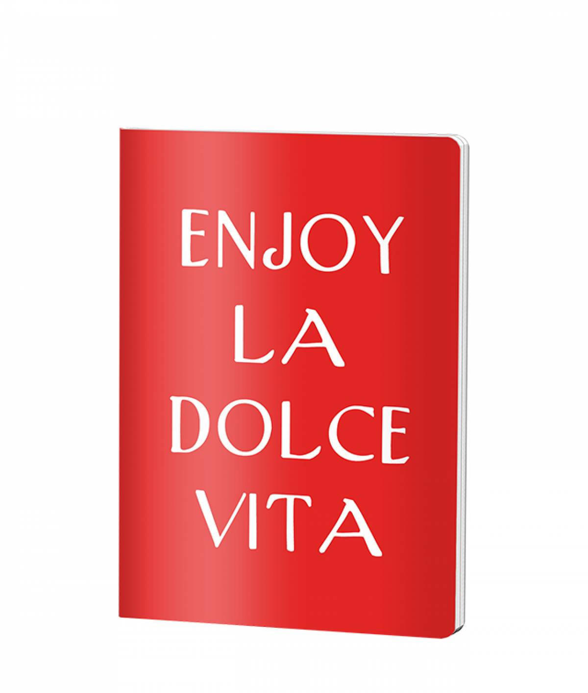 Caiet Capsat Dictando, A5, Pigna , coperta plastic, 48file, 70 gr, ELDV ROSU RC