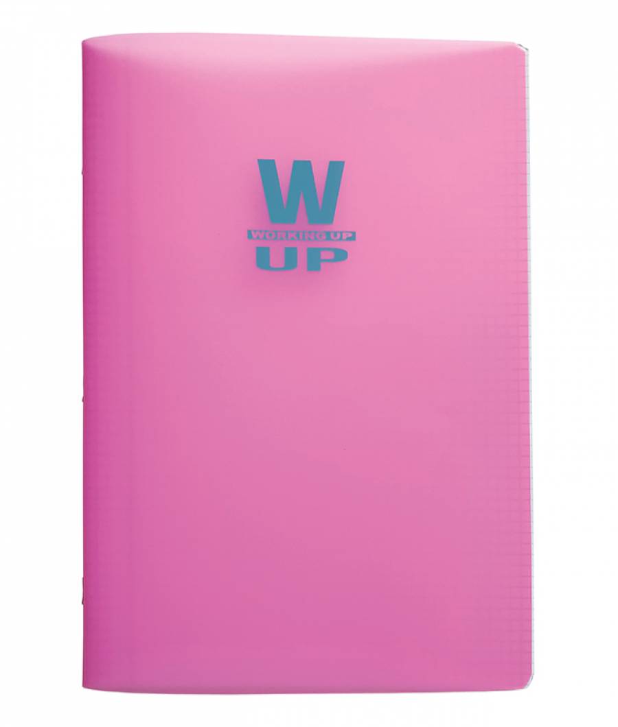 Caiet Velin, A4 Studentesc, WorkingUp, coperta plastic, 60 file, hartie 60gr, CYCLAM