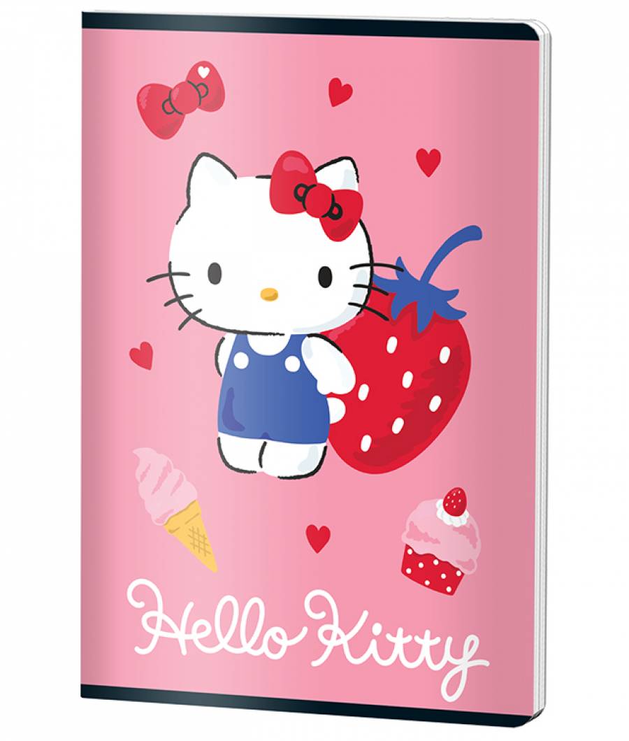 Caiet A4 60file matematica HELLO KITTY