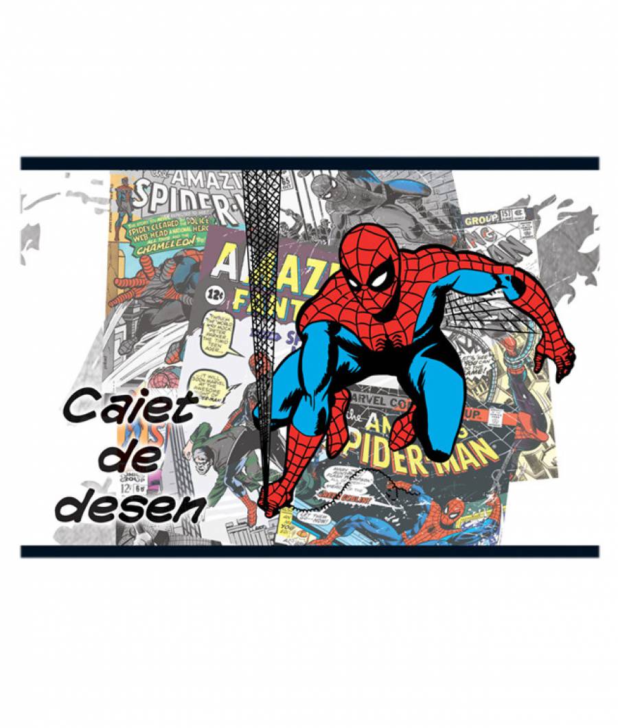 Caiet Desen 16file Spider-man 