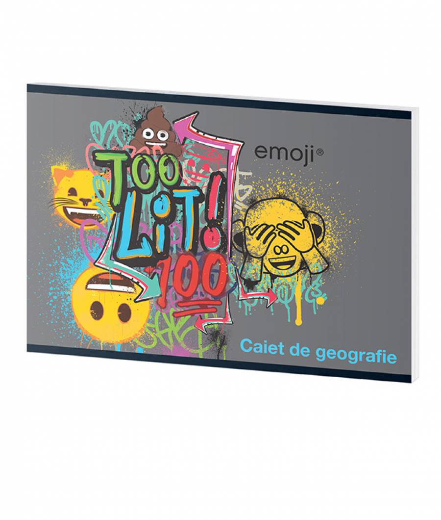 Caiet Geografie 24file Emoji Clasic