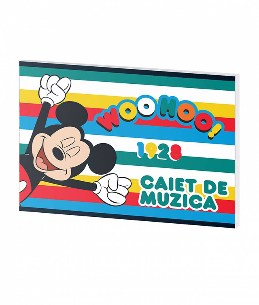 Caiet Muzica 24file Mickey 