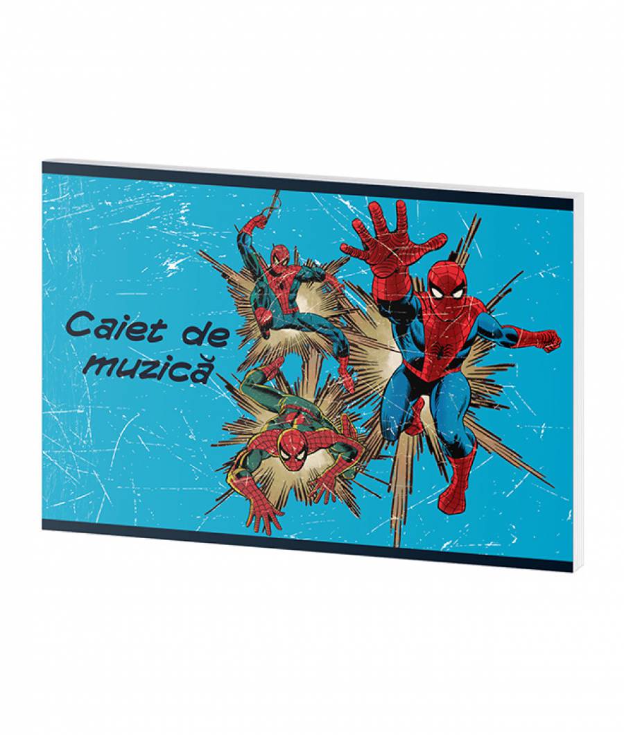 Caiet Muzica 24file Spider-man 