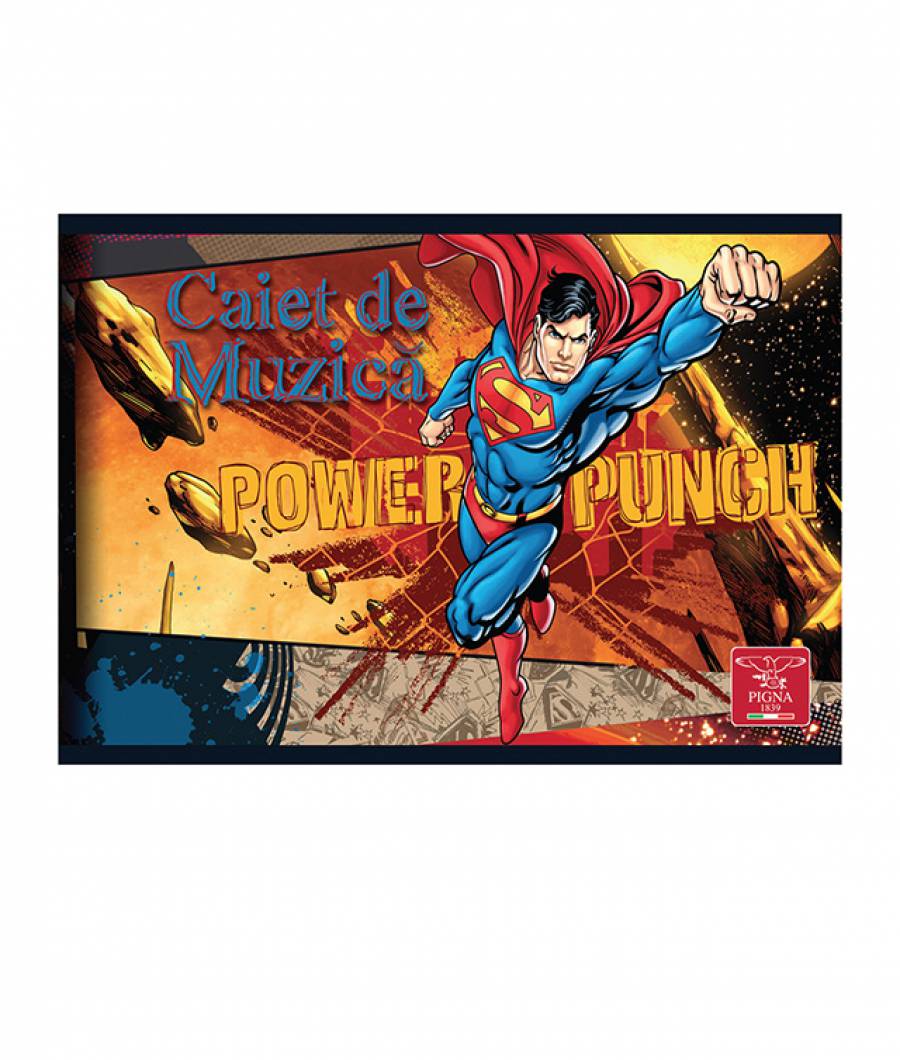 Caiet Muzica 24file Superman