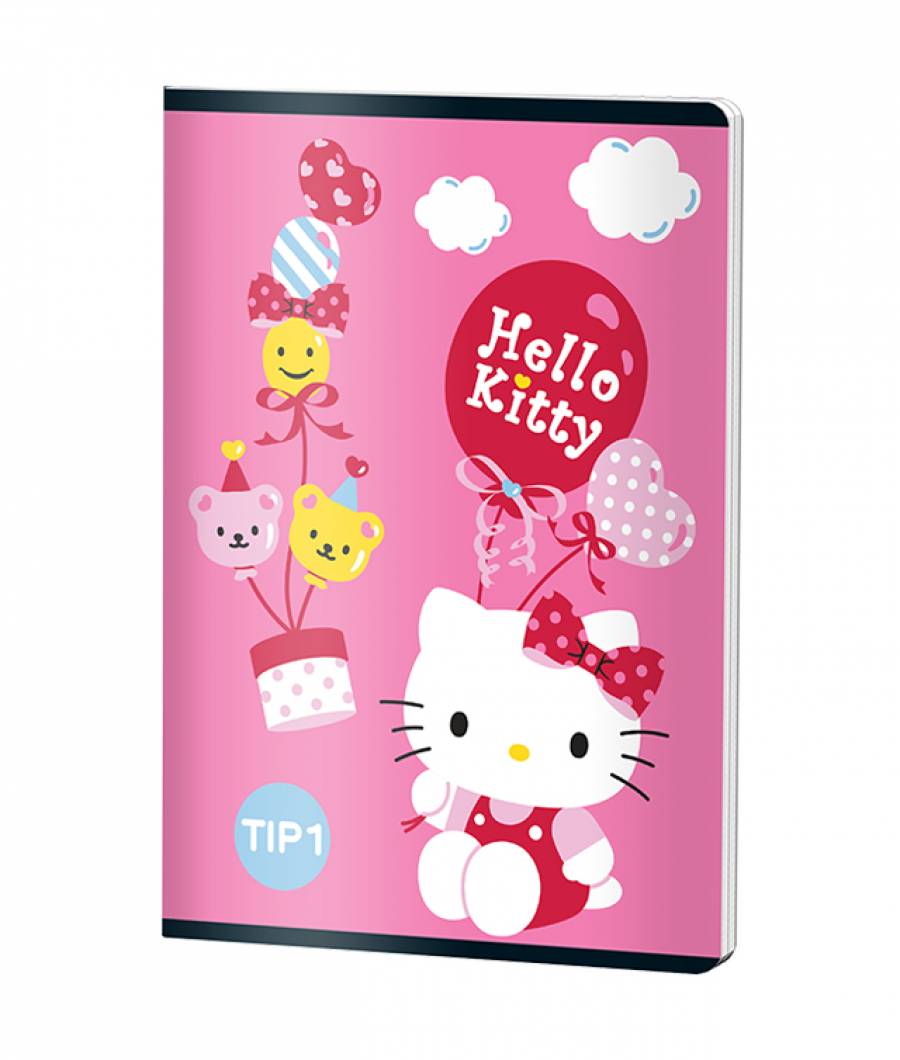 Caiet Tip1, A5, HELLO KITTY, 24file, 70gr