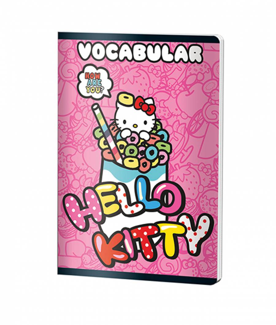 Caiet Vocabular 24file HelloKitty