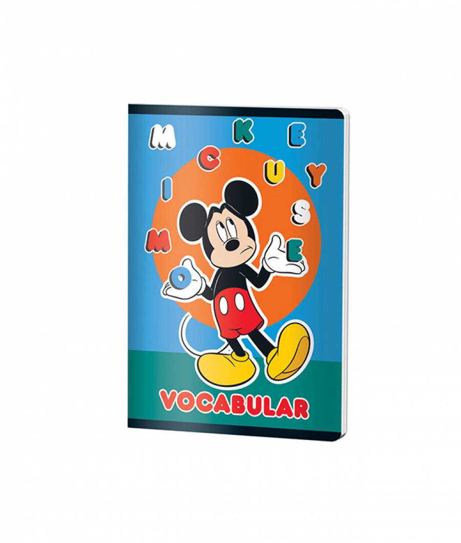 Caiet Vocabular 24file Mickey