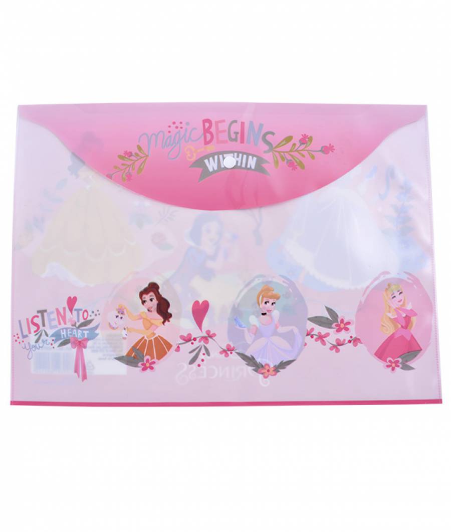 Mapa plastic cu buton A4 Princess R