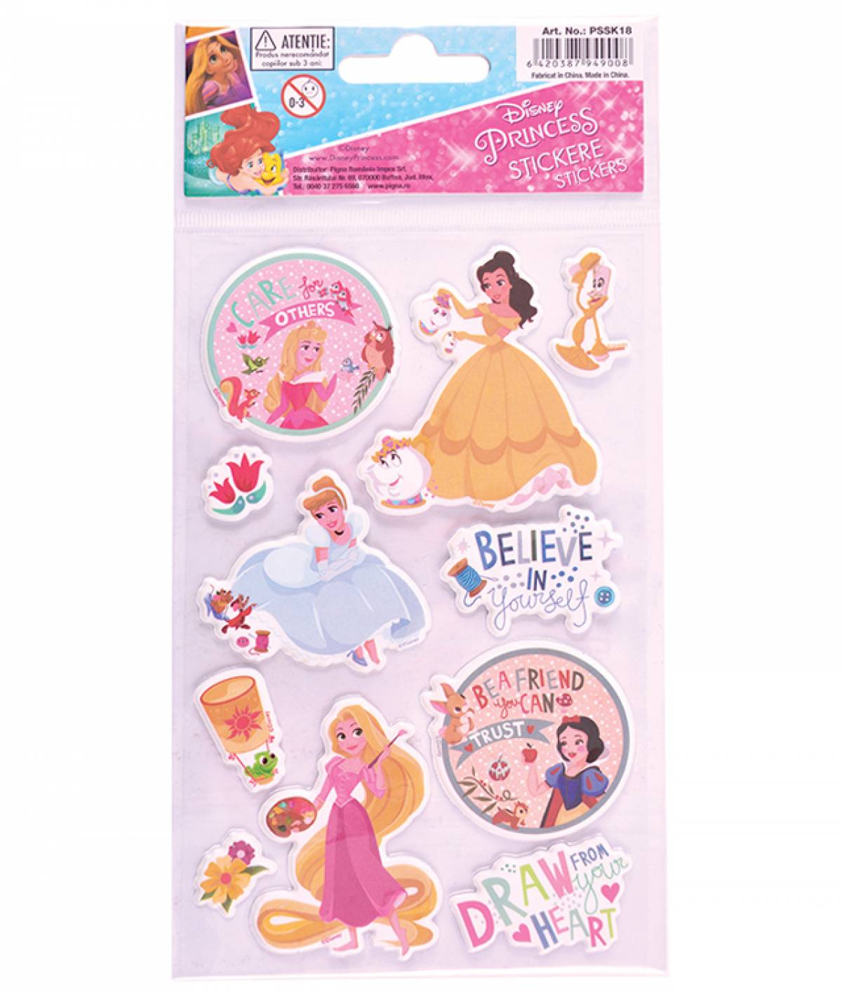 Sticker Princess in Relief