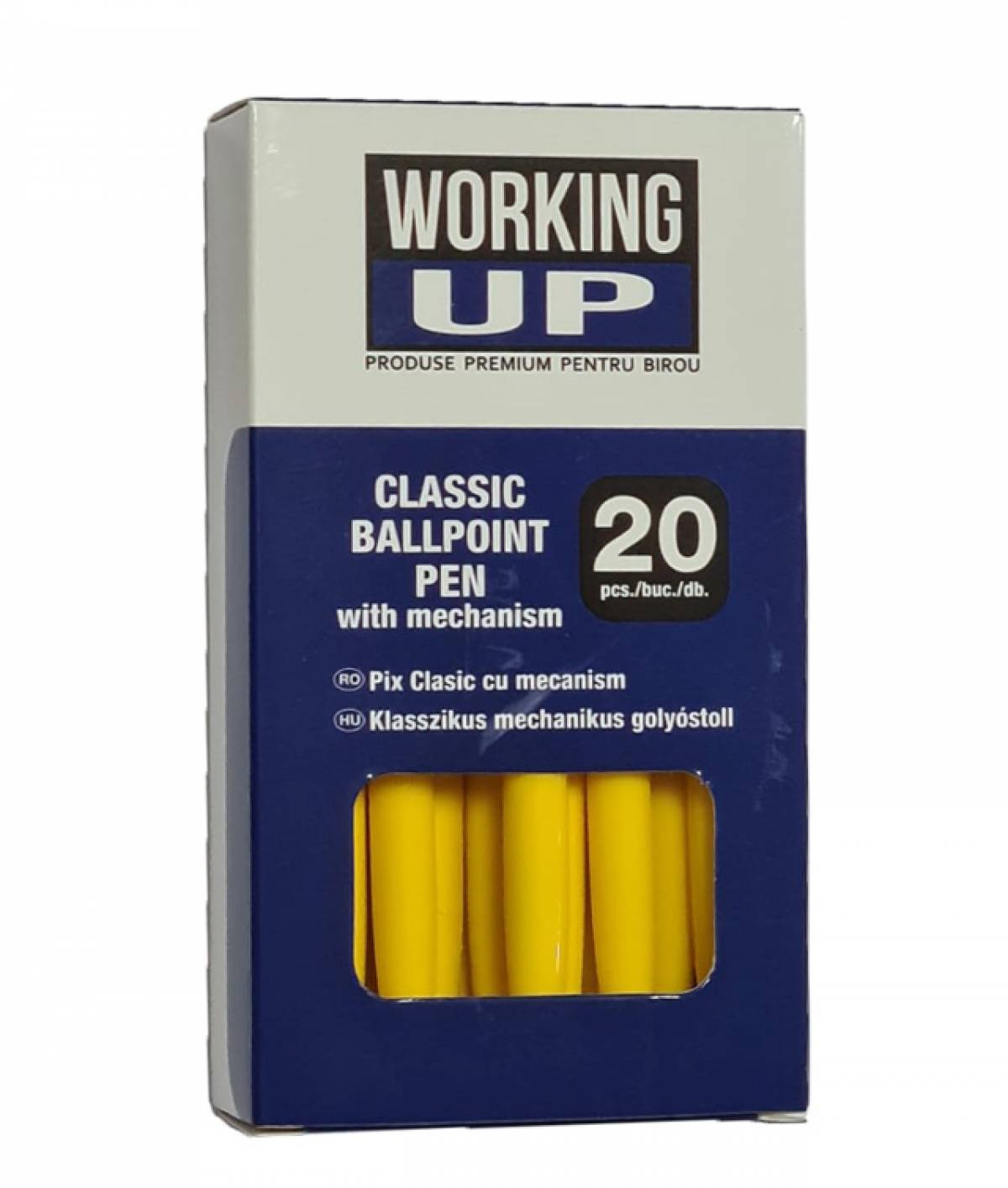 Pix WUP Ballpoint CLASIC cu mecanism galben