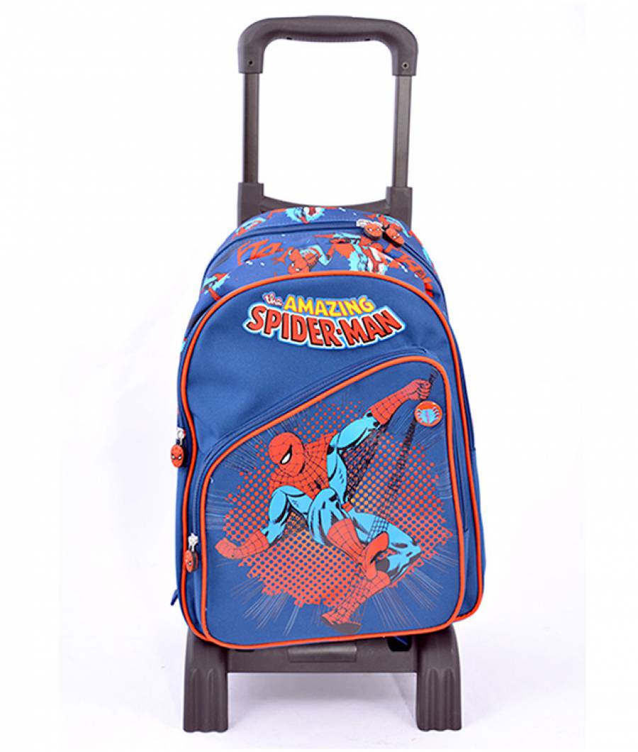Ghiozdan Troller clasa 1/4 Spiderman Albastru Inchis T A Spider