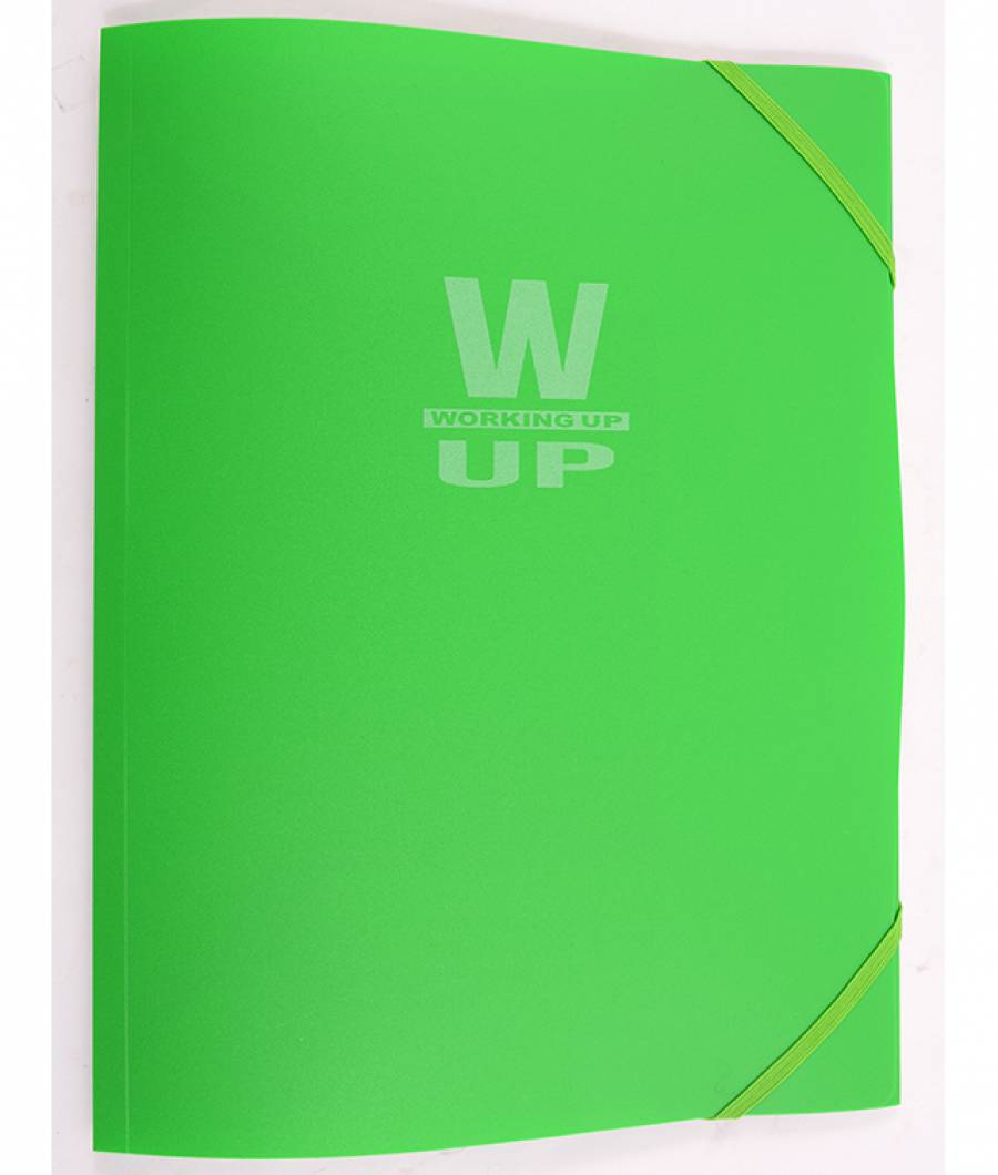 Mapa plastic cu elastic Working-Up 600mic verde