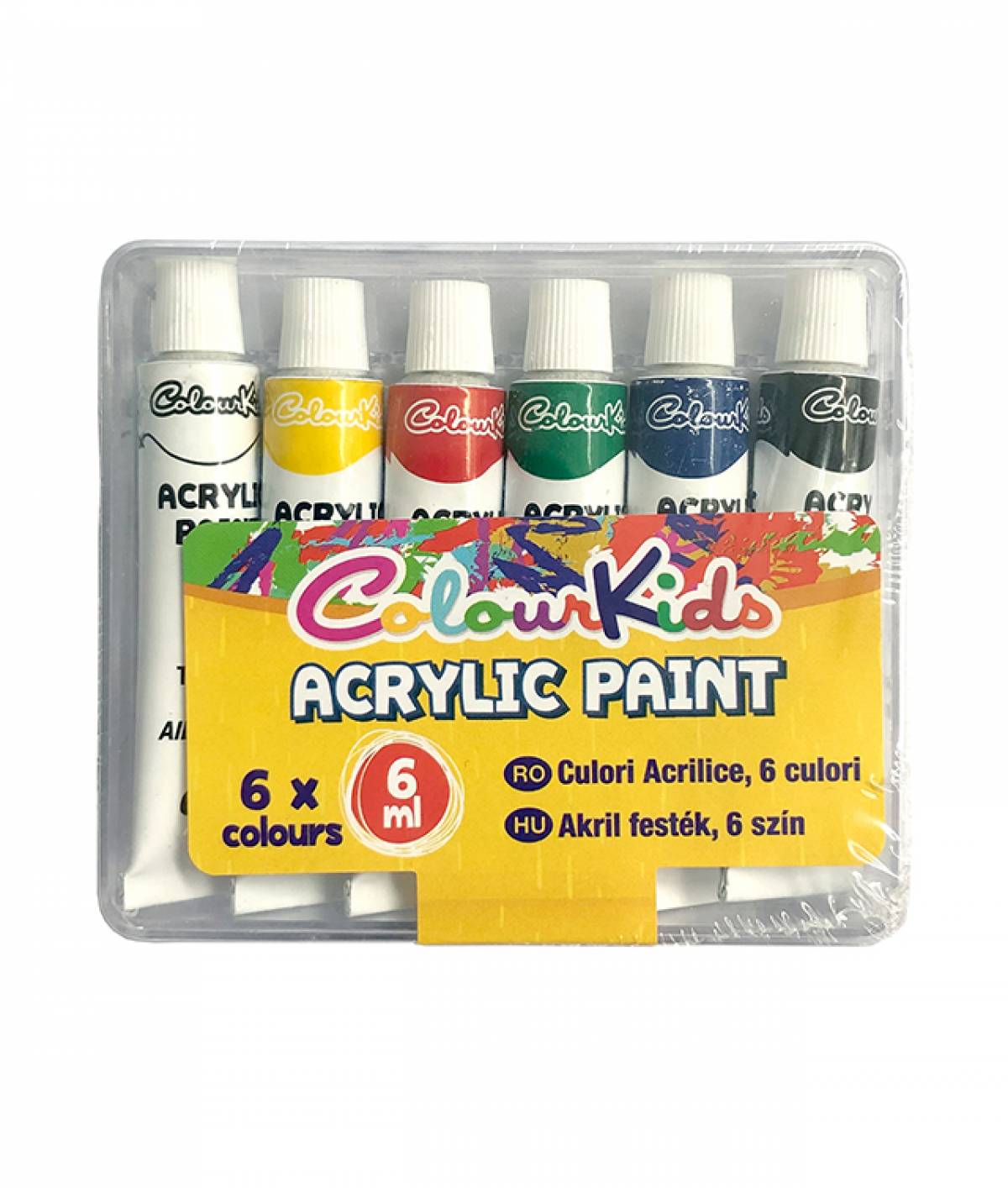 Acrilic 6 culori 6ml tub metal Colour Kids