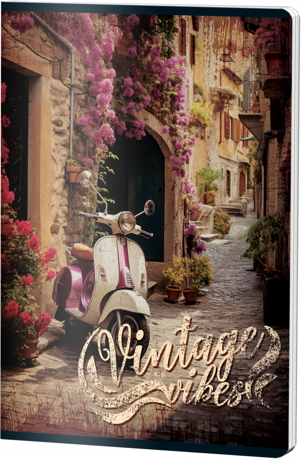 Caiet Dictando, A4, Pigna Clasic, 60file, 70 gr, FETE, VINTAGE DK