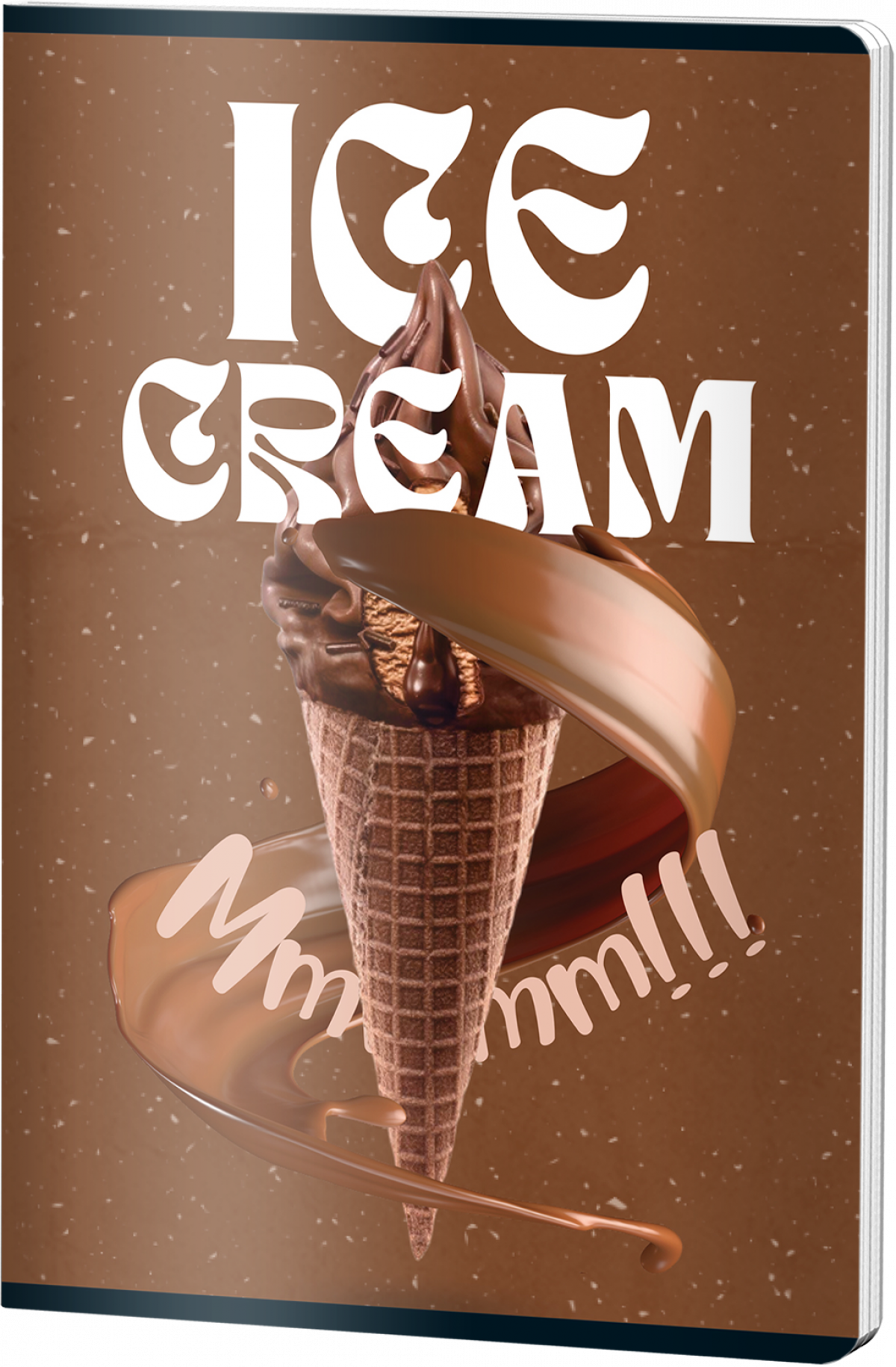Caiet Dictando, A4 Studentesc, Pigna Clasic, 60file, 70 gr, ICE CREAM CHOCO
