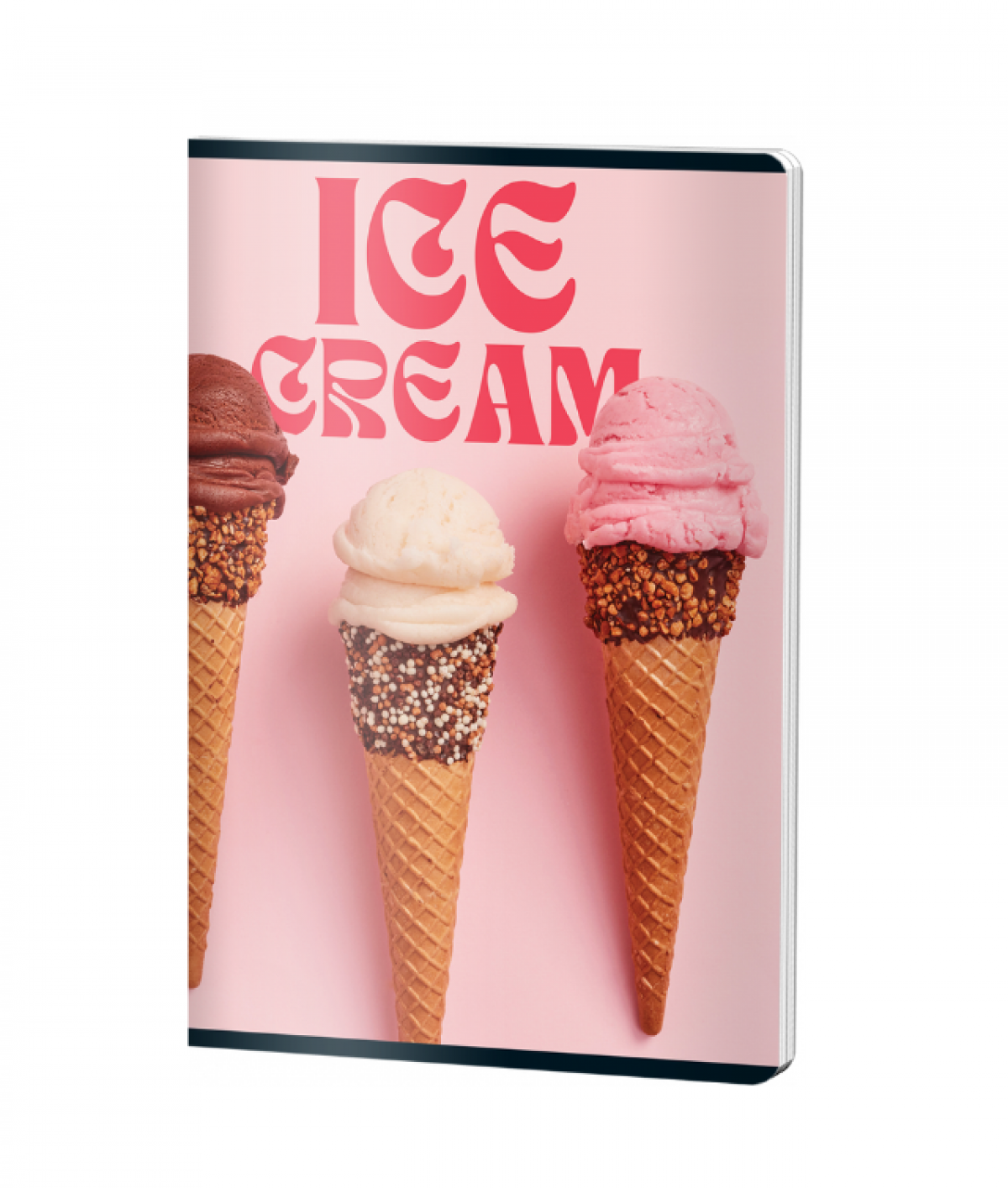 Caiet Dictando, A4 Studentesc, Pigna Clasic, 80file, 60 gr, ICE CREAM