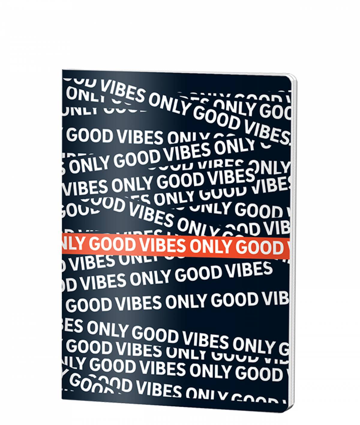 Caiet Dicxtando, A5, GOOD VIBES, 80file, 70 gr, BLACK