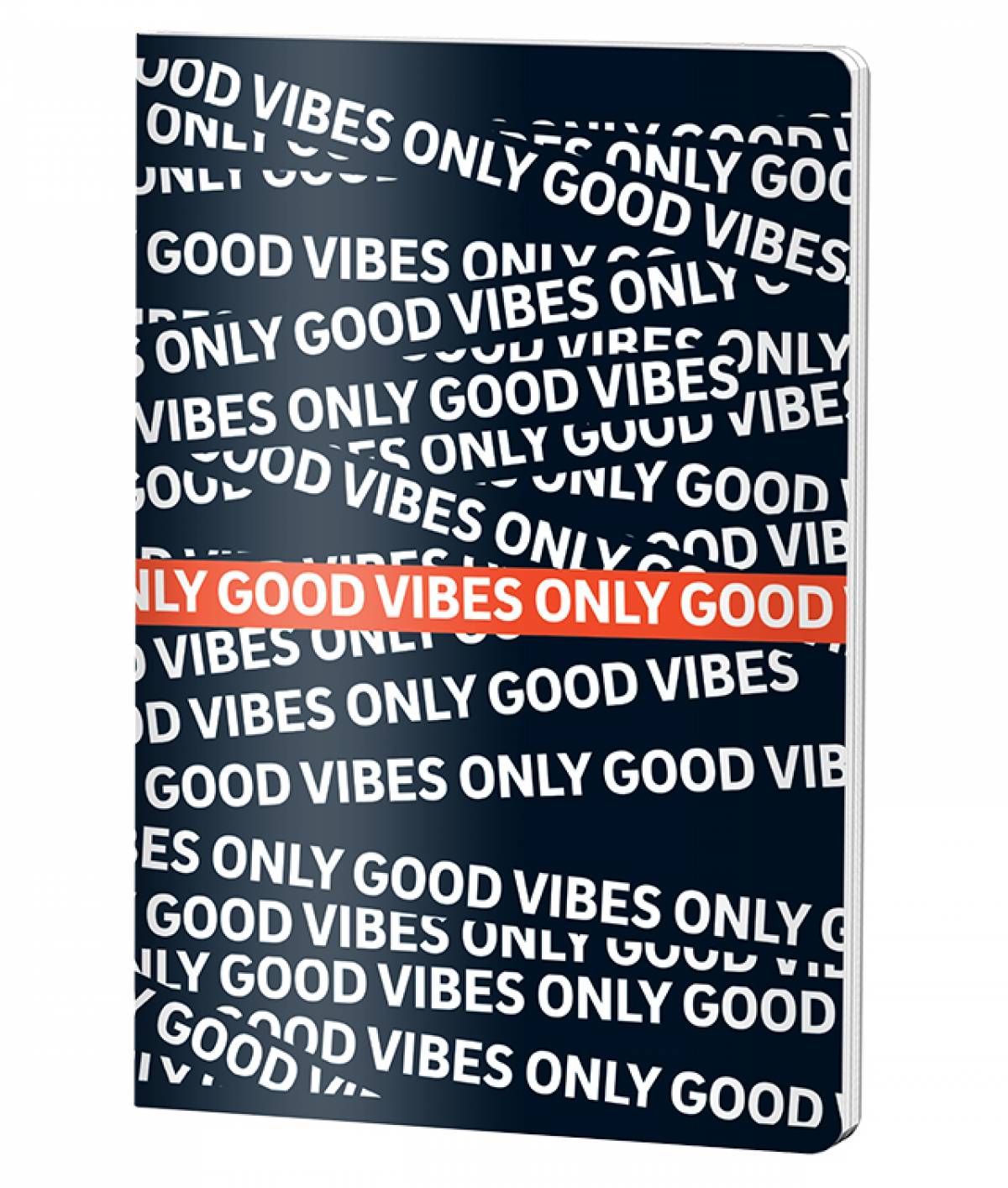 Caiet Matematica, A4, GOOD VIBES, 60file, 70 gr, BLACK