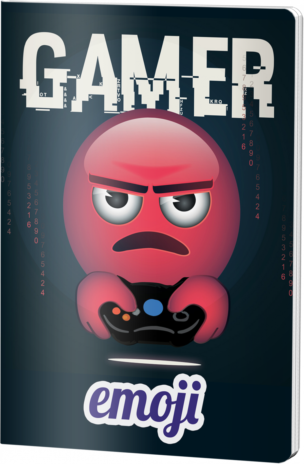 Caiet Matematica, A4 Studentesc, EMOJI CLASIC, 60file, 70gr, GAMER