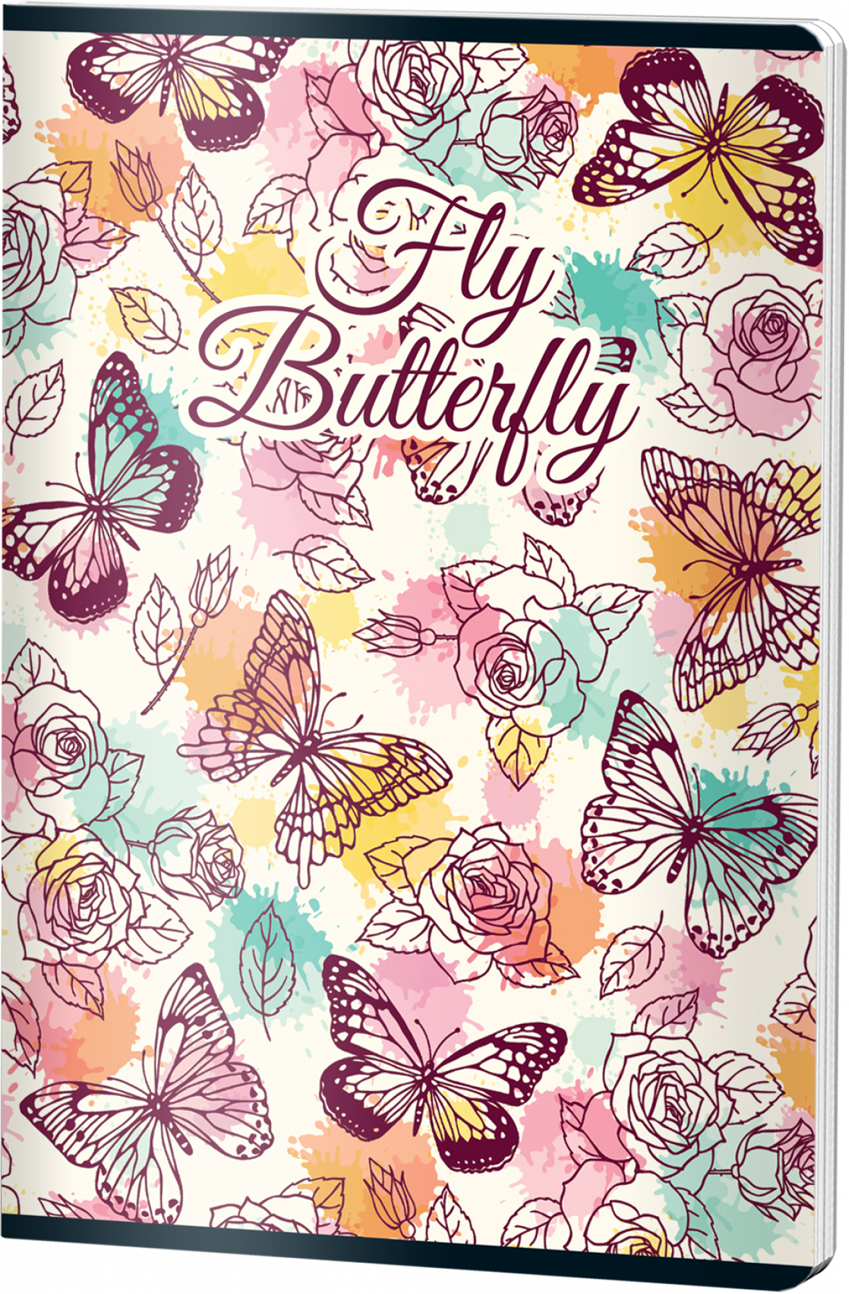 Caiet Matematica, A4 Studentesc, Pigna Clasic, 60file, 70 gr, FETE, FLY BUTTERFLY