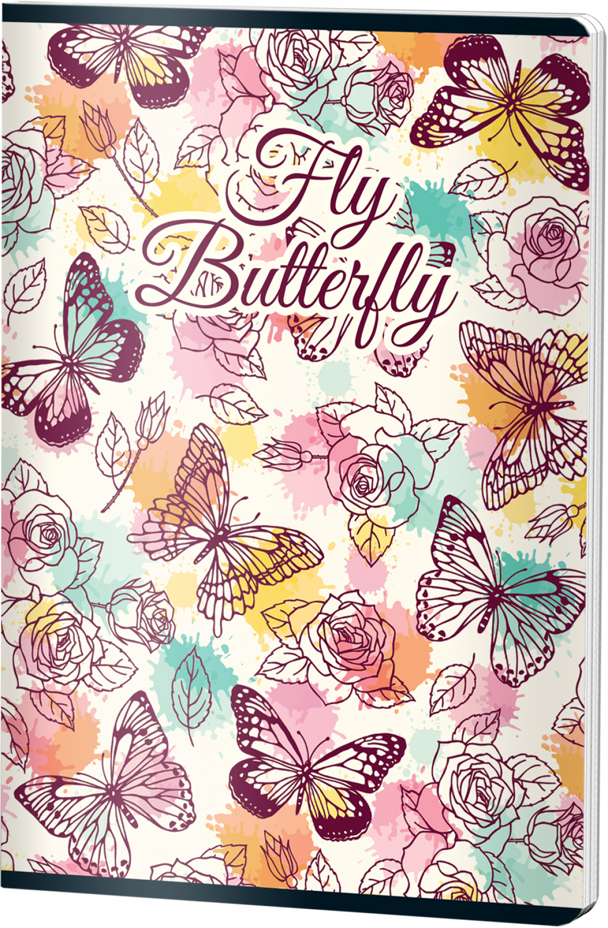 Caiet Matematica, A4 Studentesc, Pigna Clasic, 80file, 60 gr, FETE, FLY BUTTERFLY