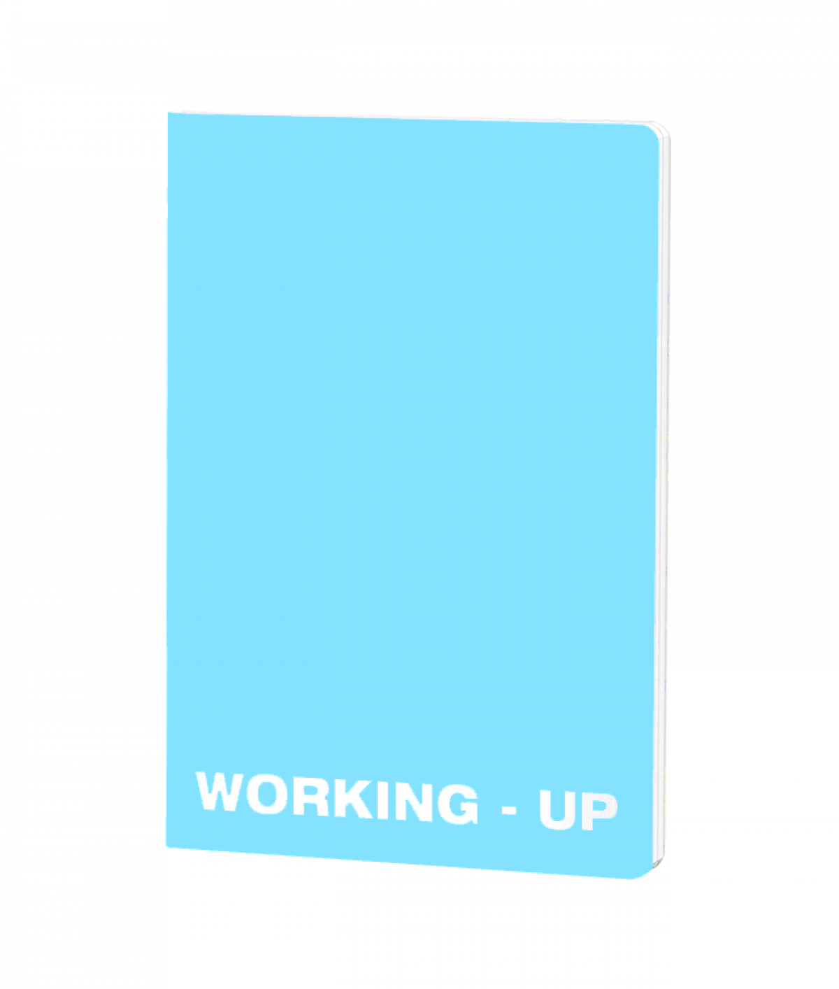 Caiet Matematica, A5, WorkingUp, coperta plastic, 48file, hartie 60gr, ALBASTRU PASTEL