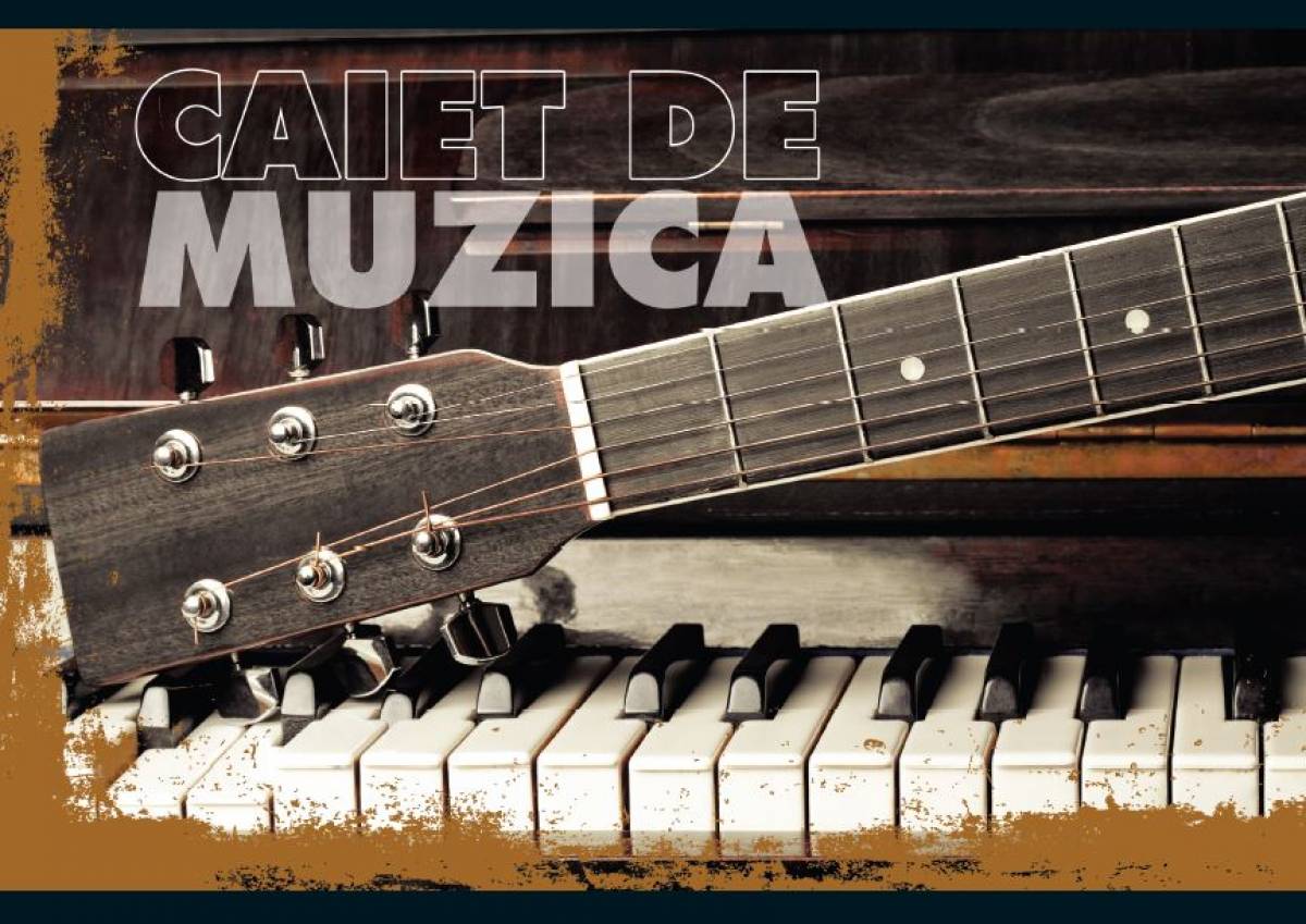 Caiet Muzica, 17x24cm, Pigna Classic, 24file, 60gr 36