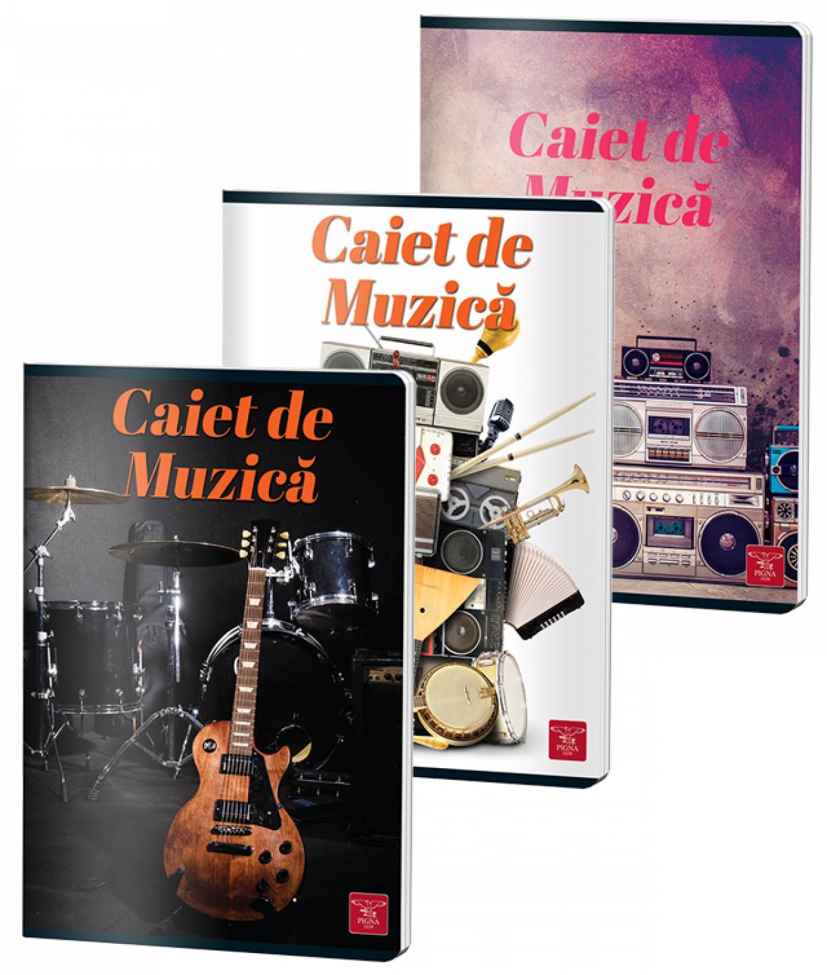 Caiet Muzica, A4, Pigna Clasic, 24file, 80gr