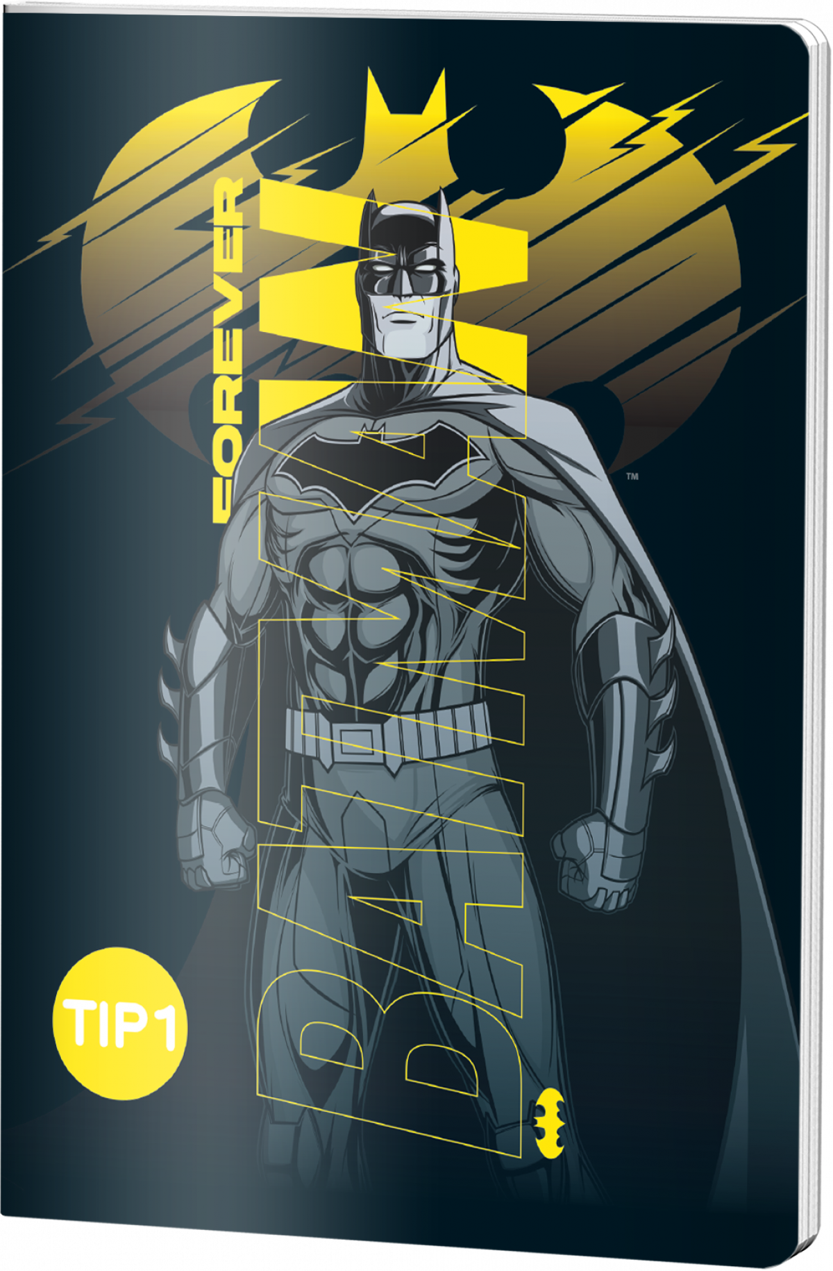 Caiet Tip1, A5, BATMAN, 24file, 70gr POWER