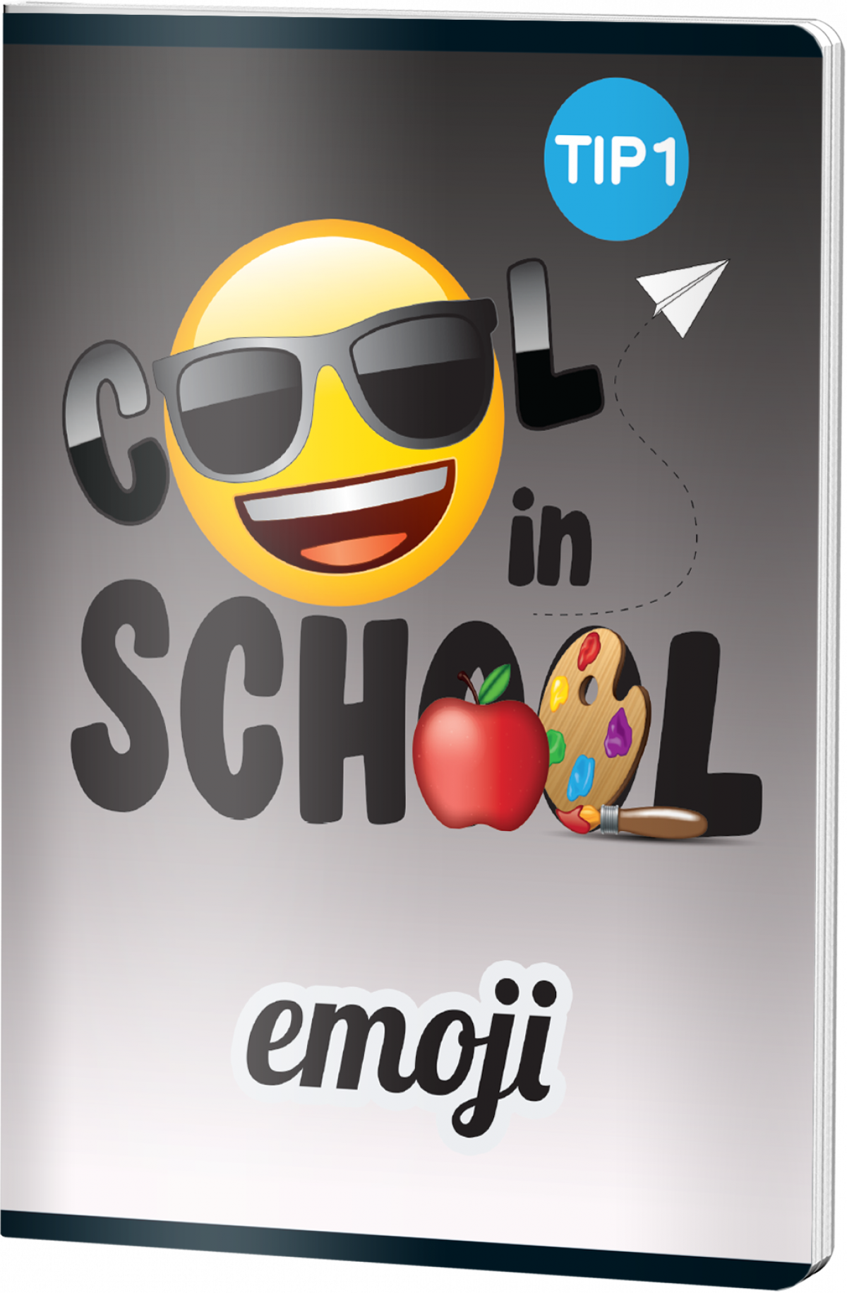 Caiet Tip1, A5, EMOJI CLASIC, 24file, 70gr IN SCHOOL