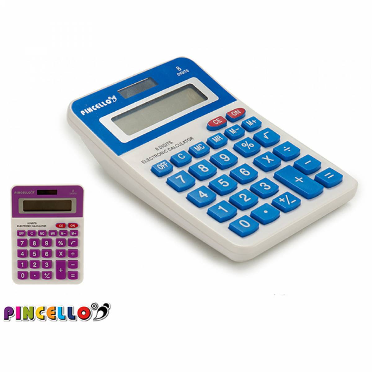 Calculator solar median PINCELLO culori asortate