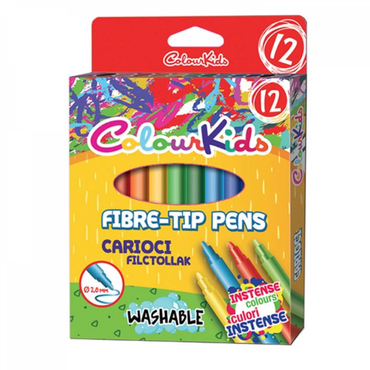 Carioci 12 culori Cutie Colour KIDS