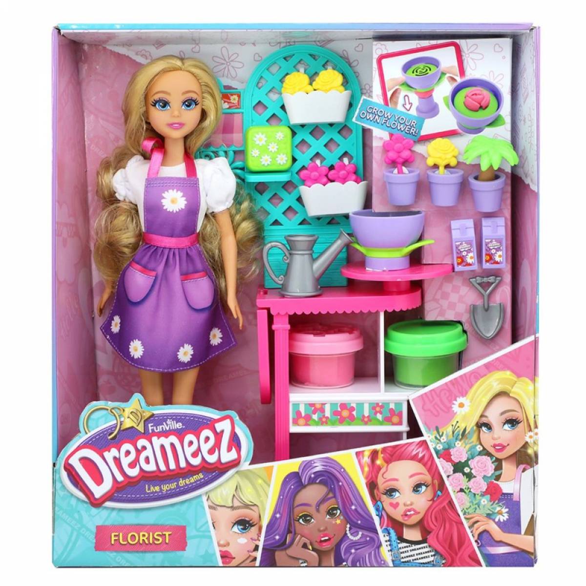 DREAMEEZ - PAPUSA CU ACCESORII PENTRU GRADINARIT