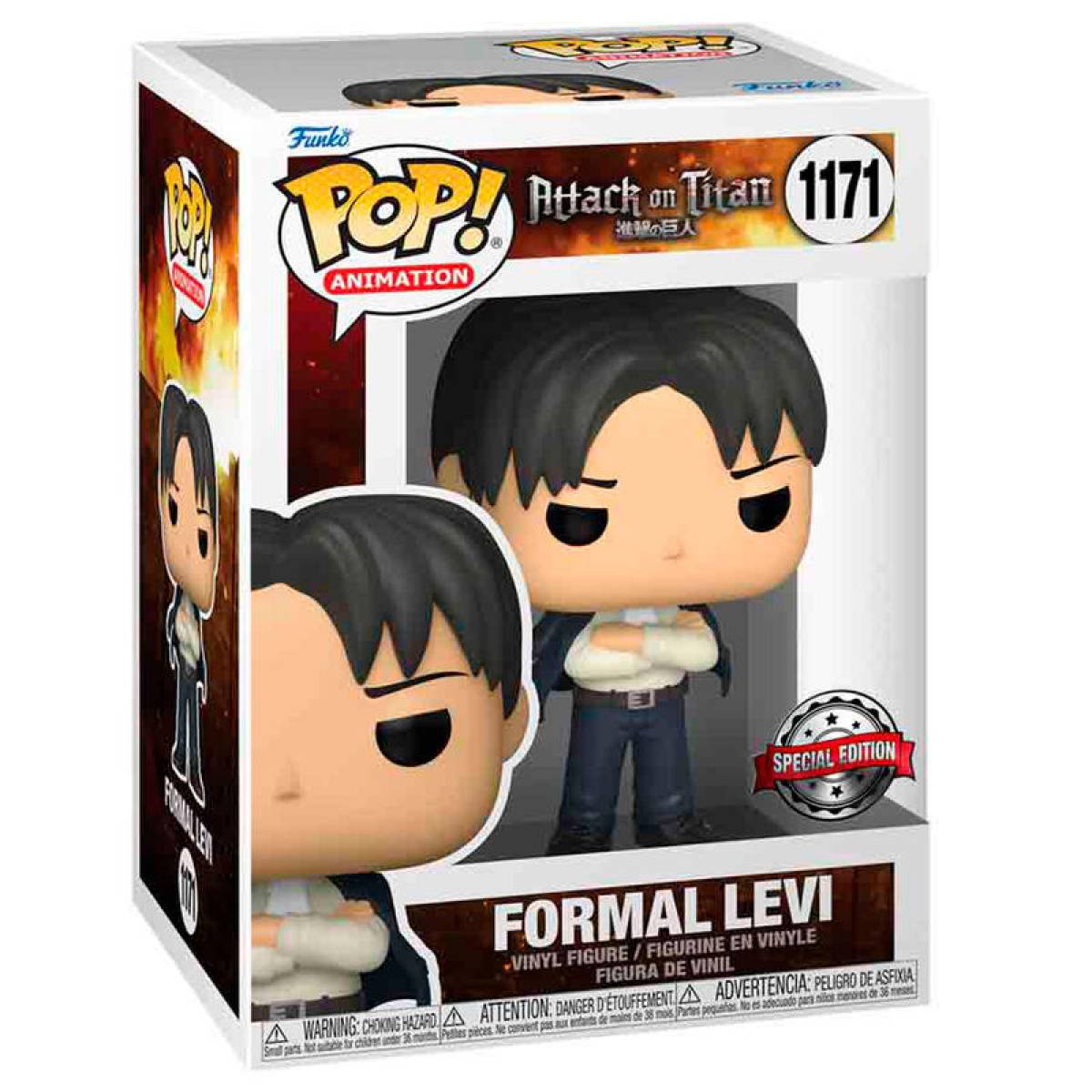 Figurina POP Attack on Titan Formal Levi Exclusive