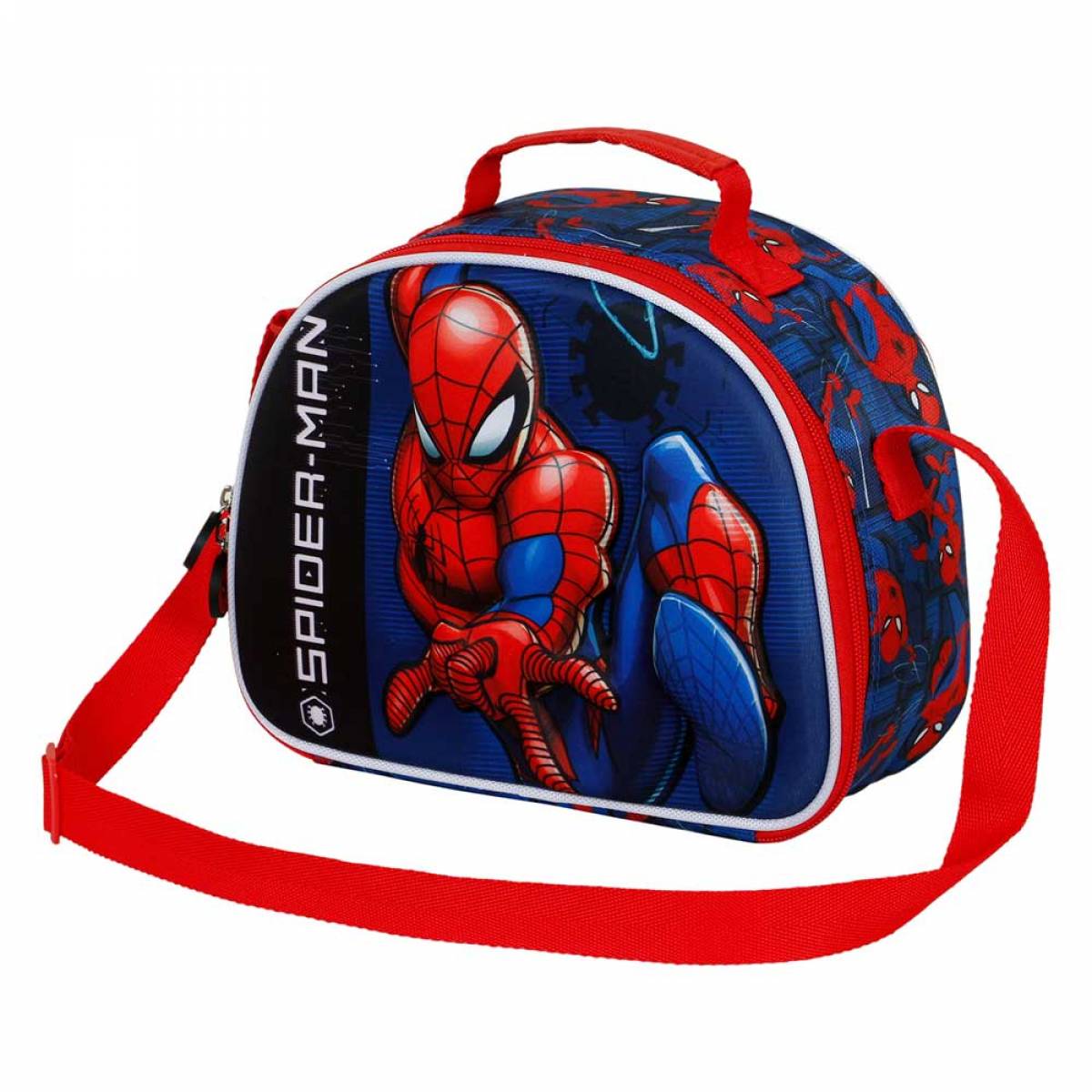 Geanta pentru pranz , Spiderman 3D, 1 compartiment, 25.5cm x 20cm x 10cm