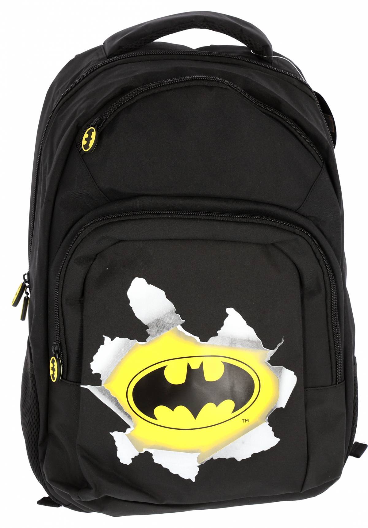 Ghiozdan BATMAN SCOLAR negru alb